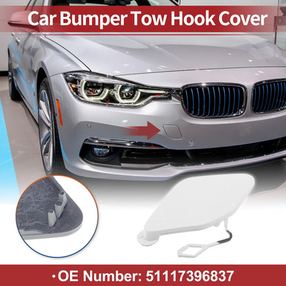 Front Tow Hook Cover for BMW 320i (2016-2018) - White 1 Pc
