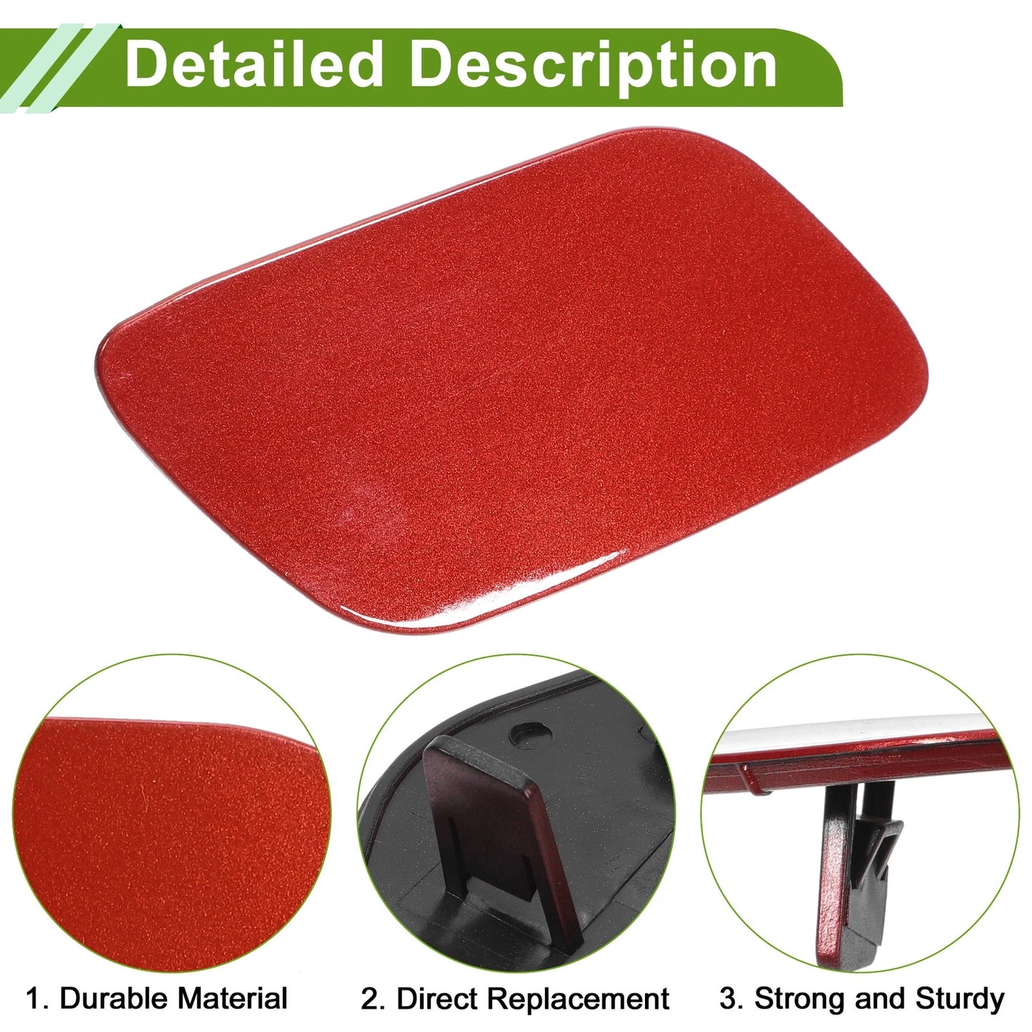 Front Right Washer Nozzle Cover for Volvo S60 (2014-2016) - Red