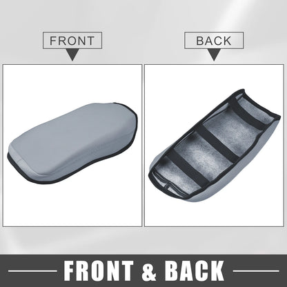 Center Console Cover Pad for Chevrolet Blazer - Faux Leather Neoprene Gray