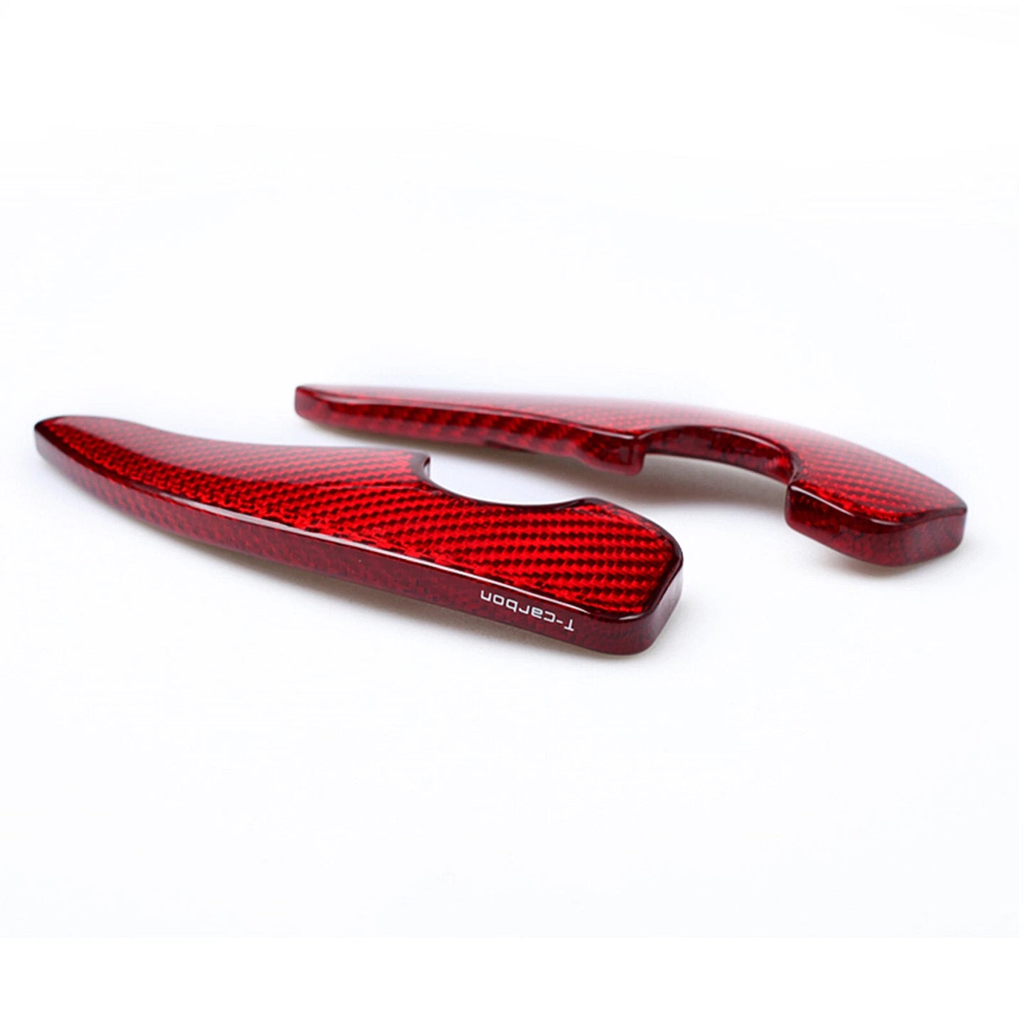 2 x Carbon Fiber Red Shift Paddle Extensions for Toyota GT86 (2012-2020)