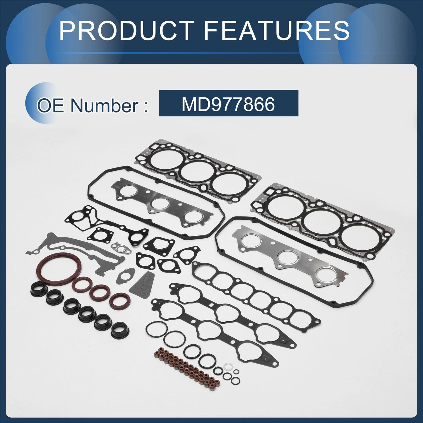 Cylinder Head Gasket Kit for Mitsubishi 6G72 (V73W) (1991-1996)