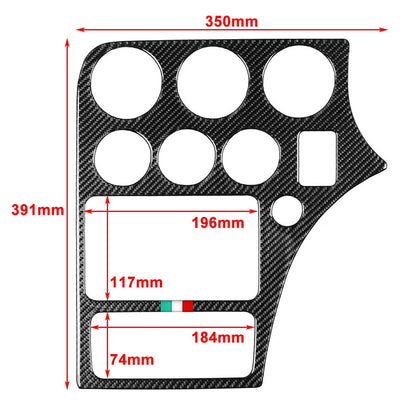 Center Console CD AC Panel Cover Trim for Alfa Romeo 159 Brera Spider (2006-2011)