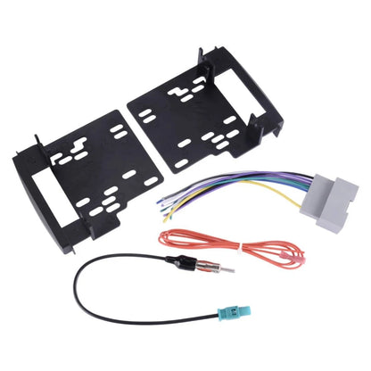 DIN Stereo Radio Dash Panel Frame Kit for Dodge Jeep (2007-2018)