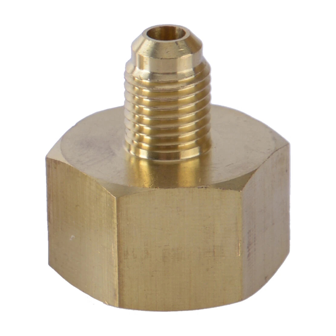 R134A Refrigerant Bottle Adapter W21.8 to 1/4 SAE for Car Conditioner (N/A)