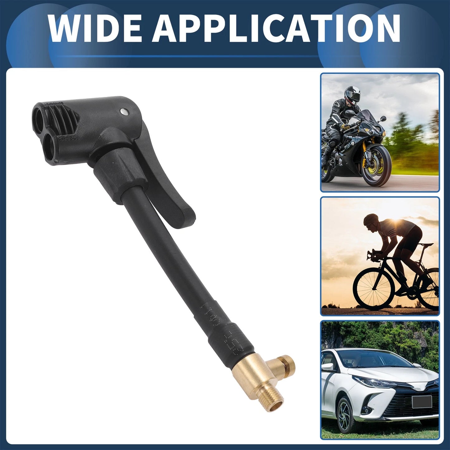 5.51" Tire Inflator Extension Tube 0.305in x 32TPI for Car Motorcycle