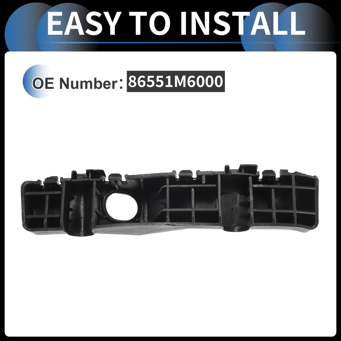 Left Front Bumper Retainer Bracket for Kia Forte (2019-2021)
