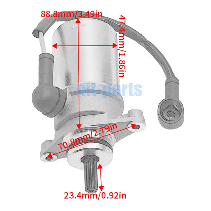 Starter Motor Assy for Yamaha YFM50 Raptor 50, YFM80 Raptor 80 (2002-2008)