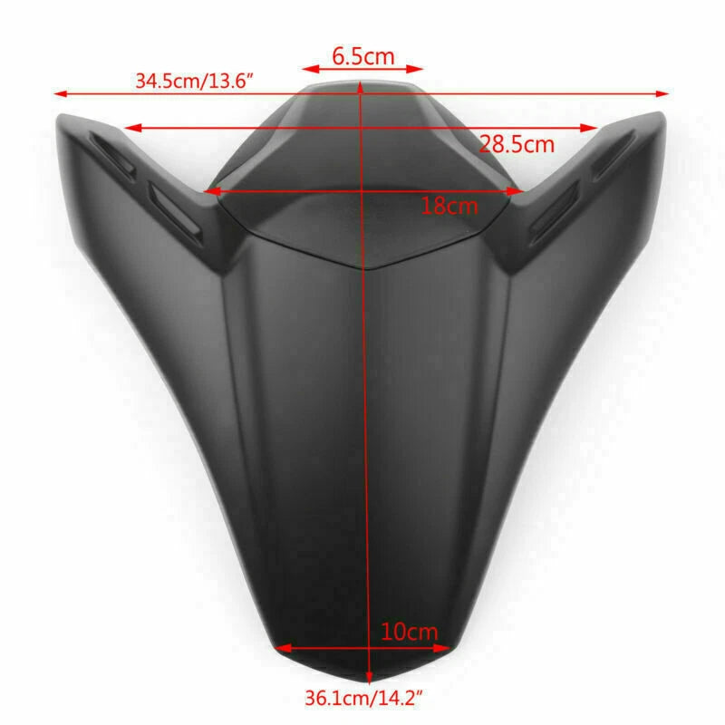 Rear fairing pillion cover for Kawasaki Z900 Z ABS (2017)