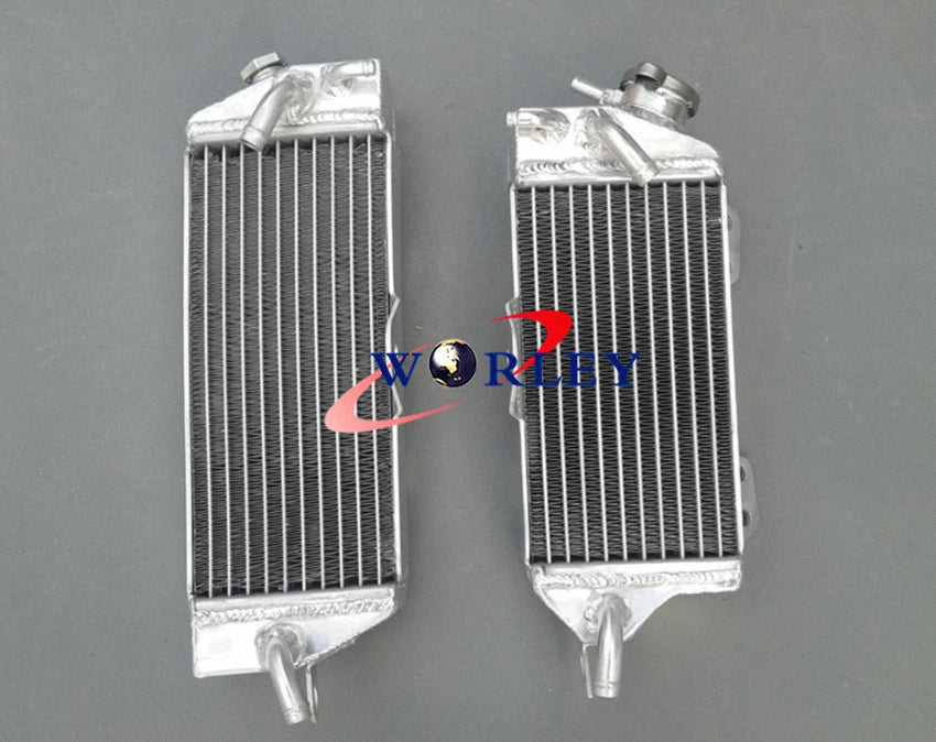 Aluminum Radiator & Black Hose for Kawasaki KX250 (1990-1993)