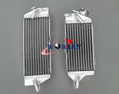 Aluminum Radiator & Black Hose for Kawasaki KX250 (1990-1993)