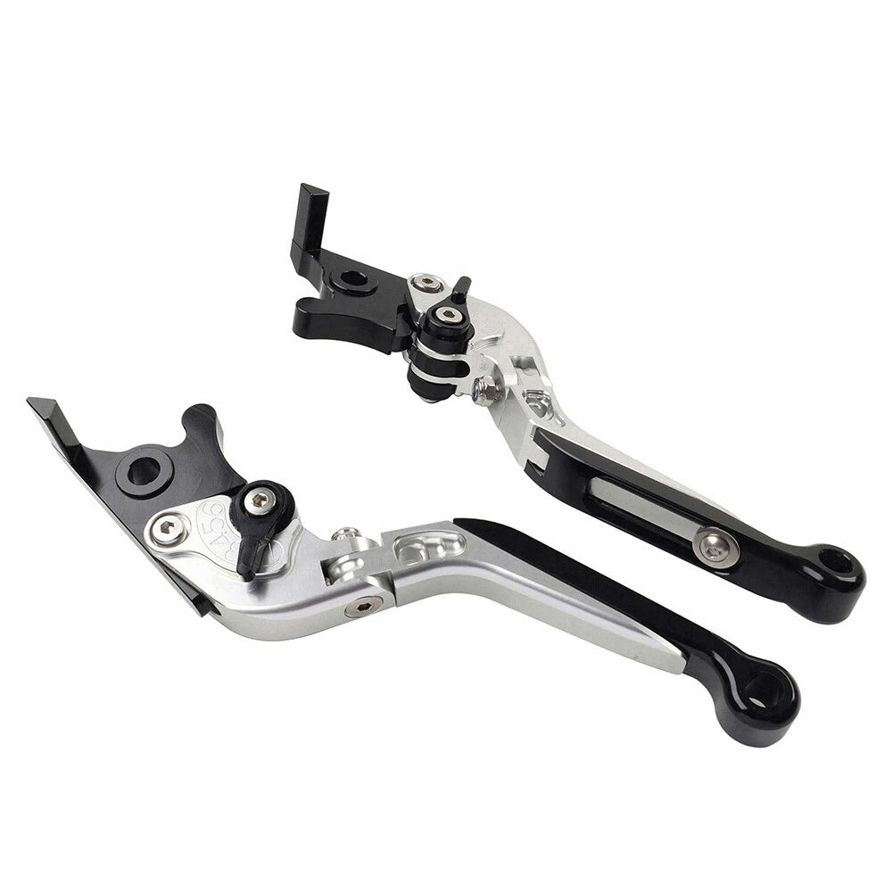 Silver Extendable Brake Clutch Levers for Honda CB1100, CB1300 (2013-2023)