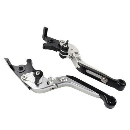 Silver Extendable Brake Clutch Levers for Honda CB1100, CB1300 (2013-2023)