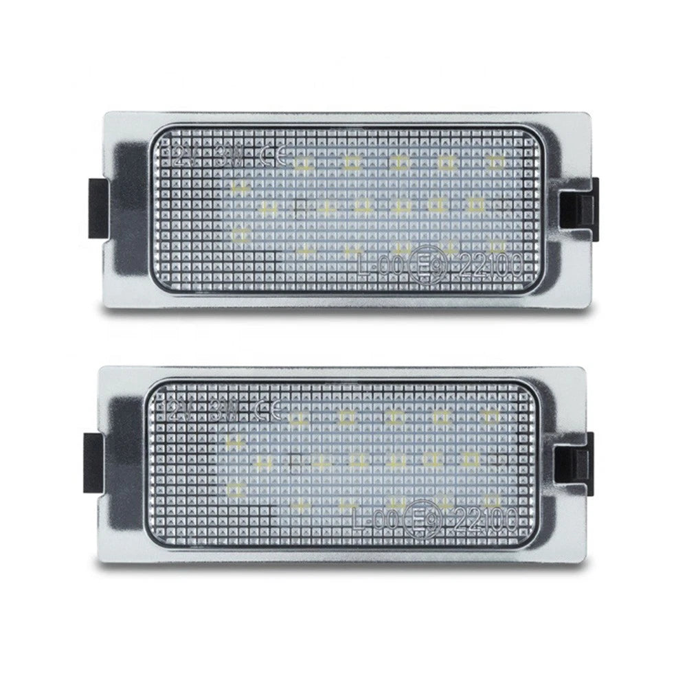 White LED License Plate Lights for Ford Edge, Escape, Mercury Mariner