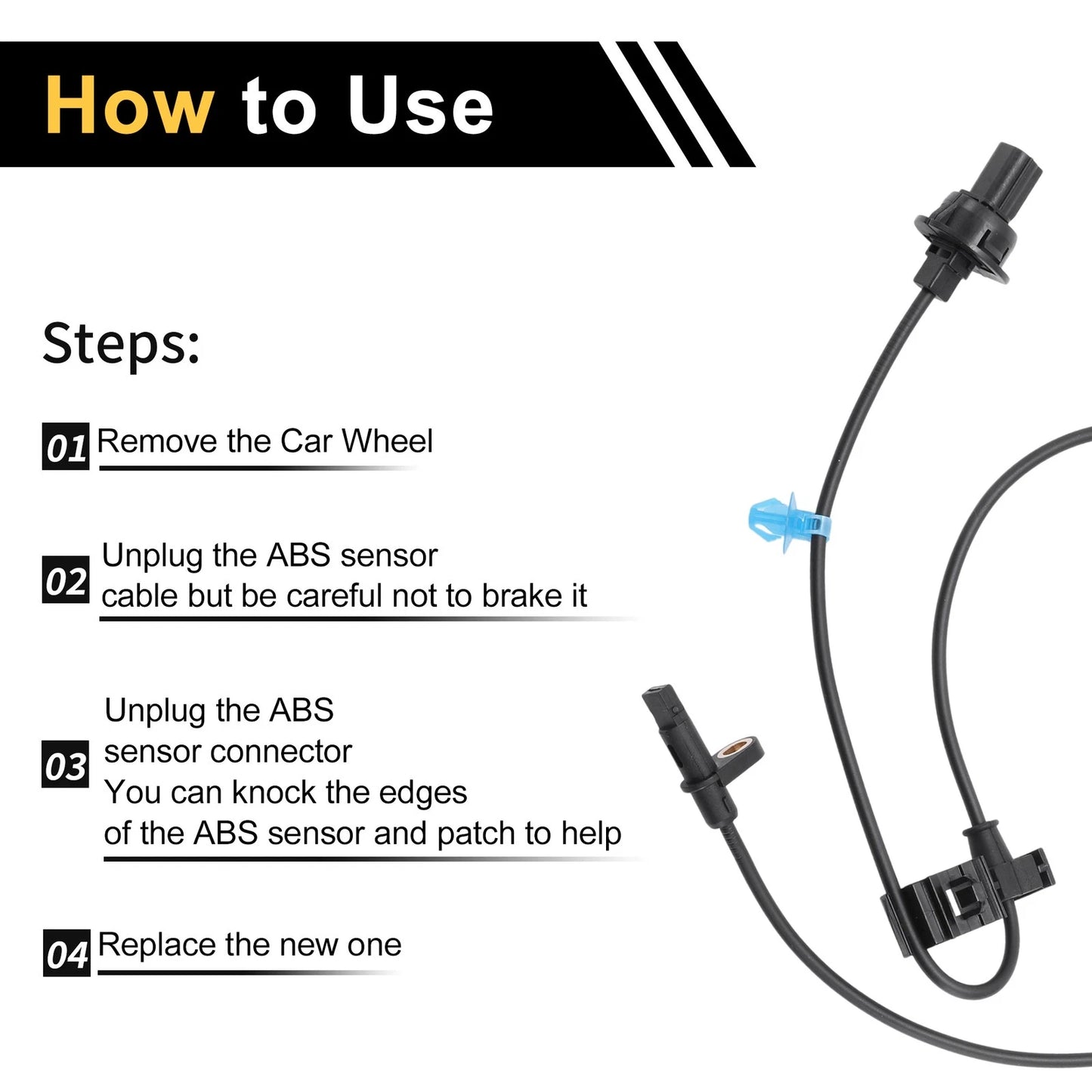 ABS Wheel Speed Sensor for Honda Pilot (2016 - 2020)
