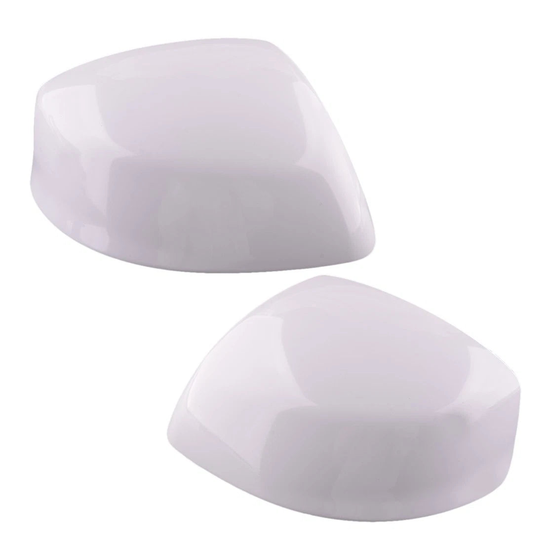 White Left Right Side Rear View Mirror Caps for Honda Civic (2012-2015)