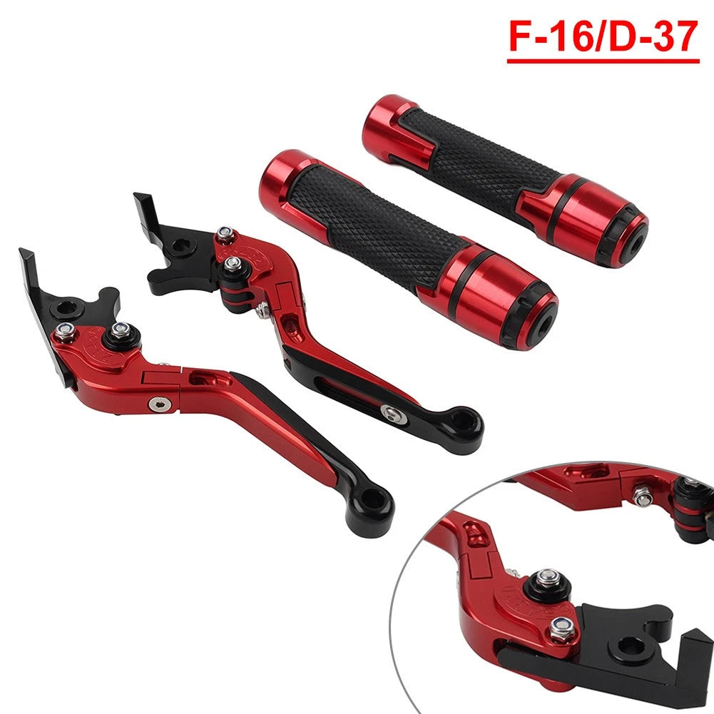 Folding Extendable Brake Clutch Levers & Grips for BMW F650GS (2002-2007)