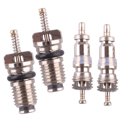 10pcs A/C System Cap & Valve Cores Rapid Seal Kit for Air Conditioning