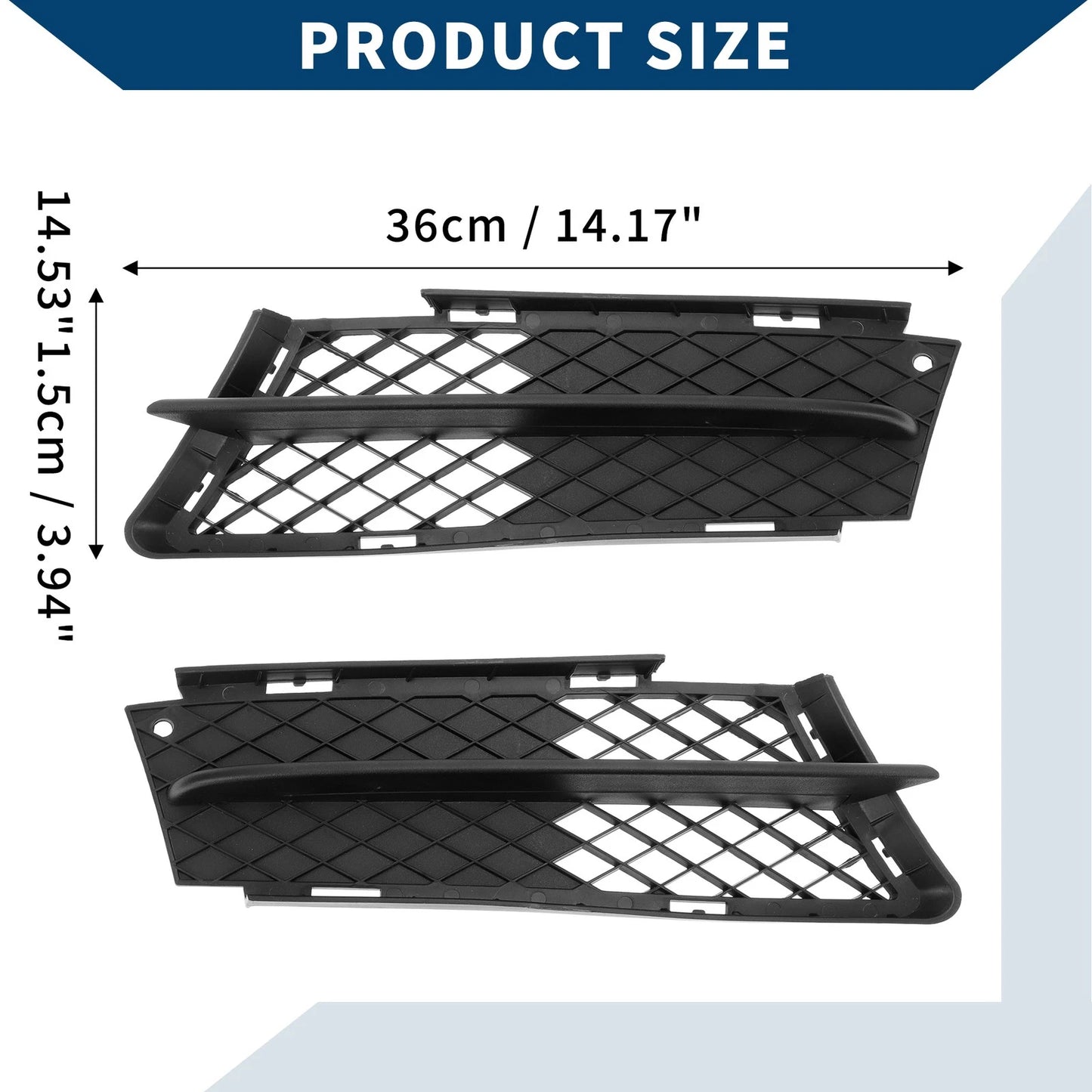Front Fog Light Grills  for BMW 3 Series (2012-2019)