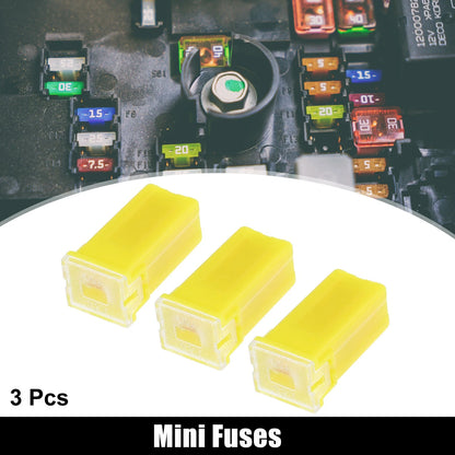 3 x 32V 60 Amp Mini Block Fuse for Trucks & Pickup Cars