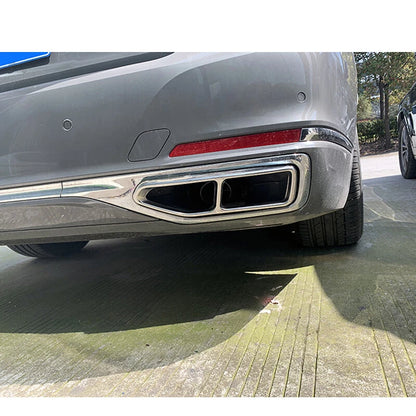 Muffler Exhaust Pipe End Tip Cover for BMW 7 Series G11 G12 (2019-2020)