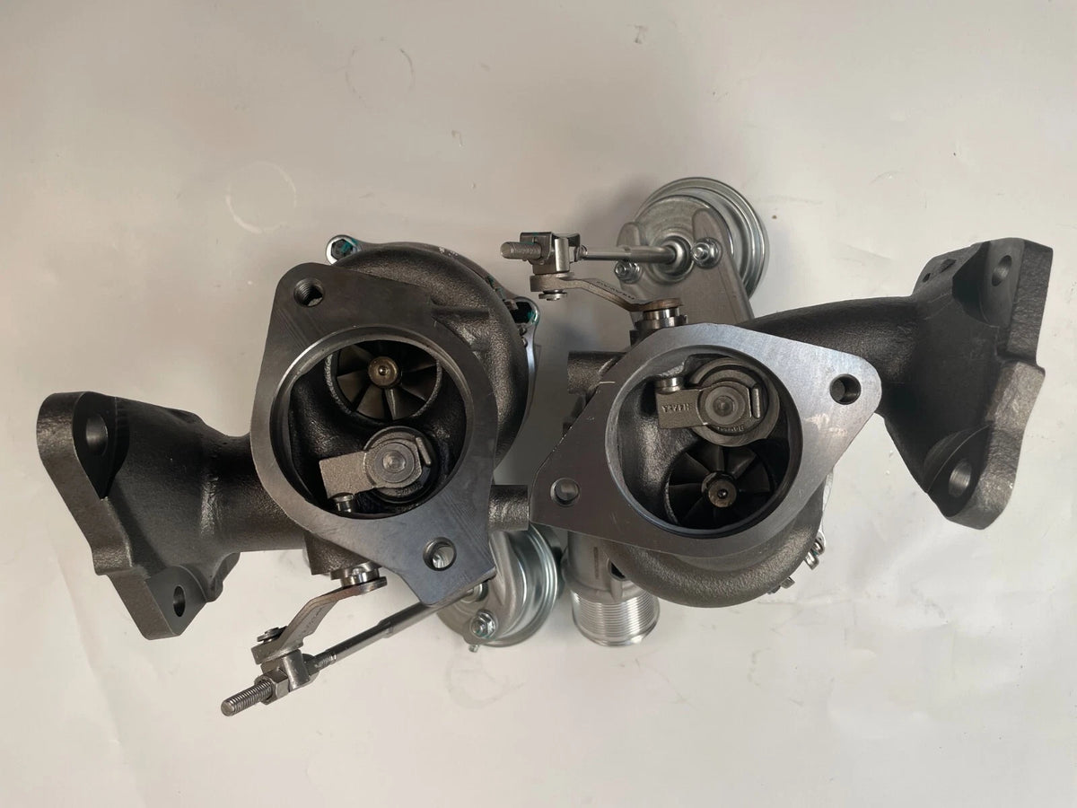 Billet 2 x Front & Rear Balanced K03 Turbochargers for Ford F-150 2.7L V6