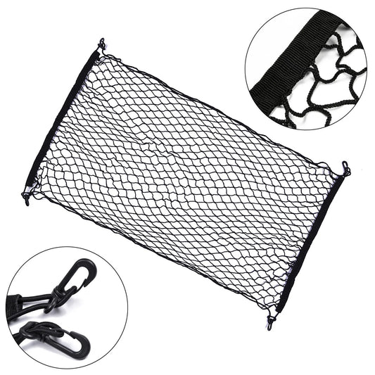 1 Pc Rear Cargo Organizer Net Holder with 4 Hooks for Car/SUV