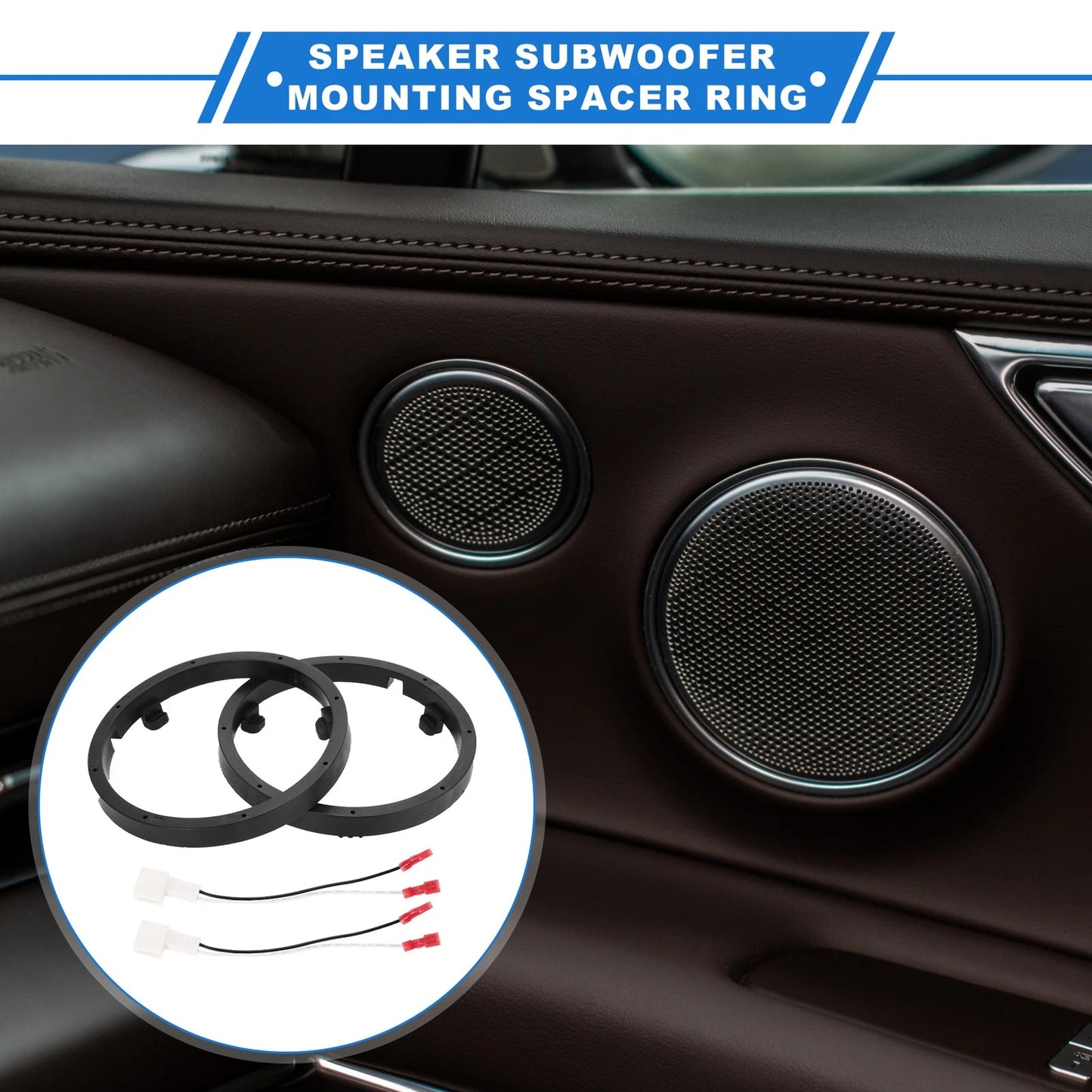 6.5'' Tweeter Speaker Spacer Rings for Mitsubishi Lancer