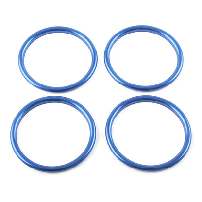 Air Condition Vent Outlet Inner Ring Trim for Audi A1 S1 2010-2018 Blue 4 x Pcs