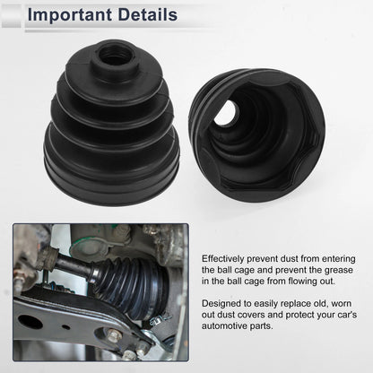 Inner CV Joint Boot Kit with Clamps for Mazda 3 (2004-2006)
