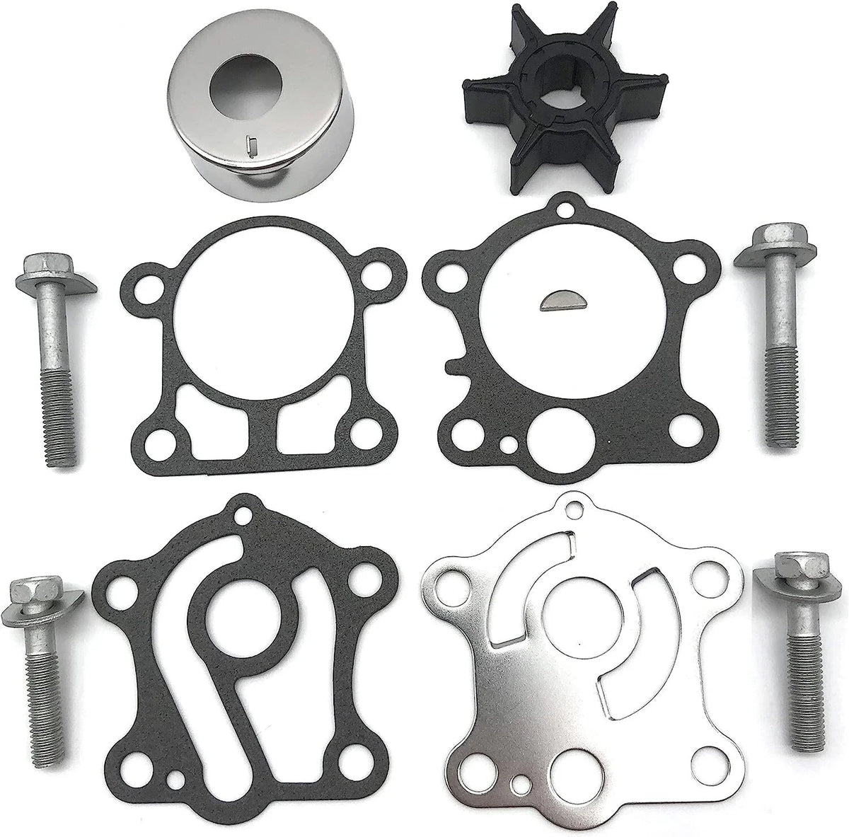 Yamaha Water Pump Impeller Repair Kit 25-30HP for 6J8 Series Outboards