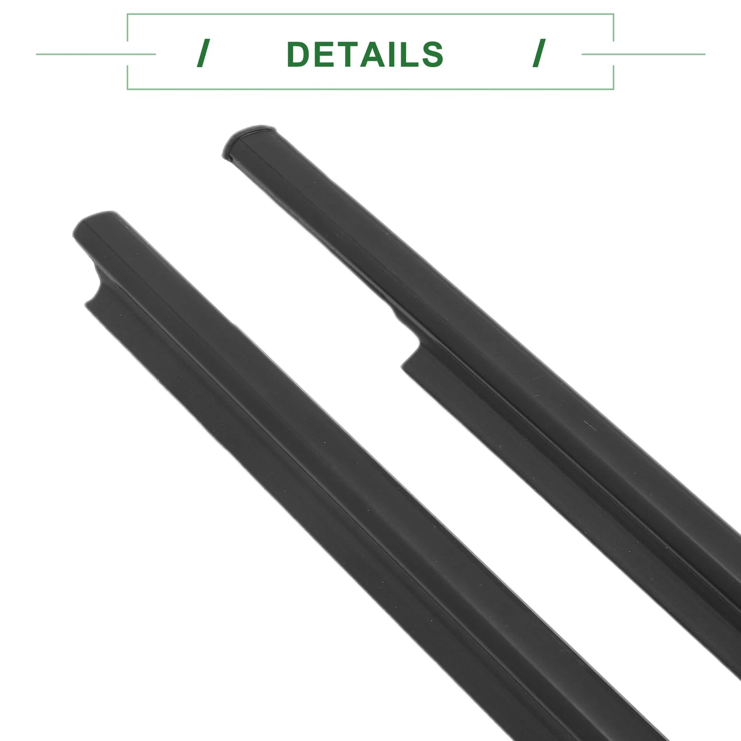2 x Front Left Right Weatherstrip Window Seals for Toyota Yaris (2006-2011)