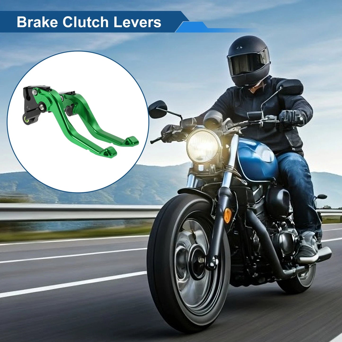 Short Brake Clutch Levers / 1 Pair for Kawasaki Ninja ZX10R (2015–2024)