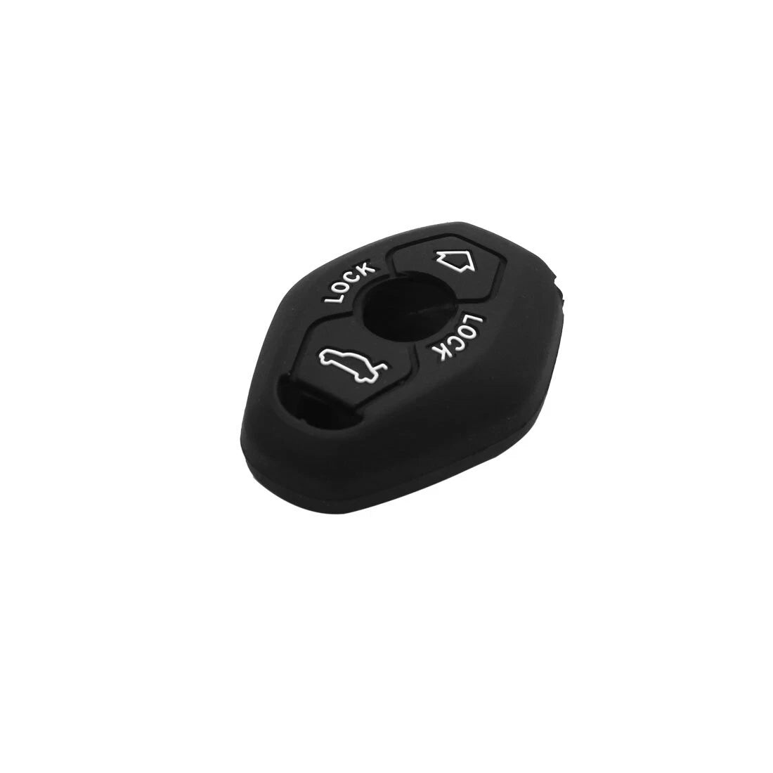 Black Silicone 2 x Button Remote Key Cover Case for BMW