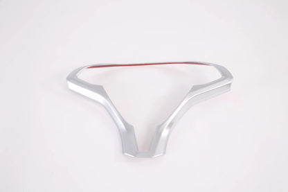 ABS Chrome Steering Wheel Frame Cover Trim for Tesla Model X (2017-2023)