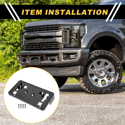 Front Bumper License Plate Bracket for Ford F-150 (2021-2023) - 1 Set