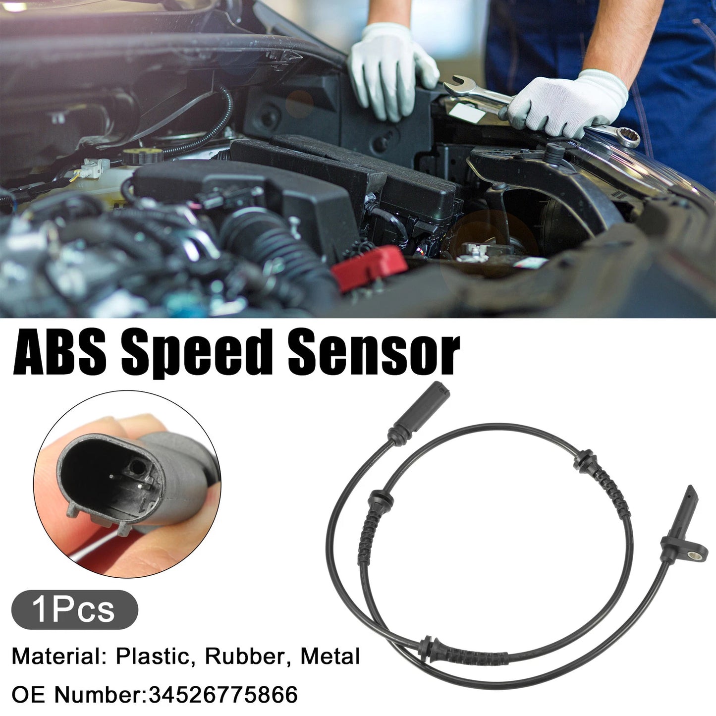 ABS Wheel Speed Sensor for BMW 535i GT xDrive 2011-2017