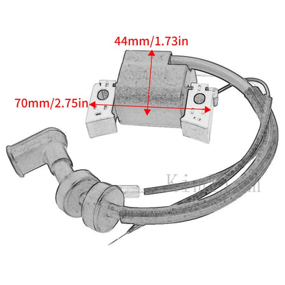 Ignition Coil for Yamaha Outboard 6HP F6C MHS (2010-2017)