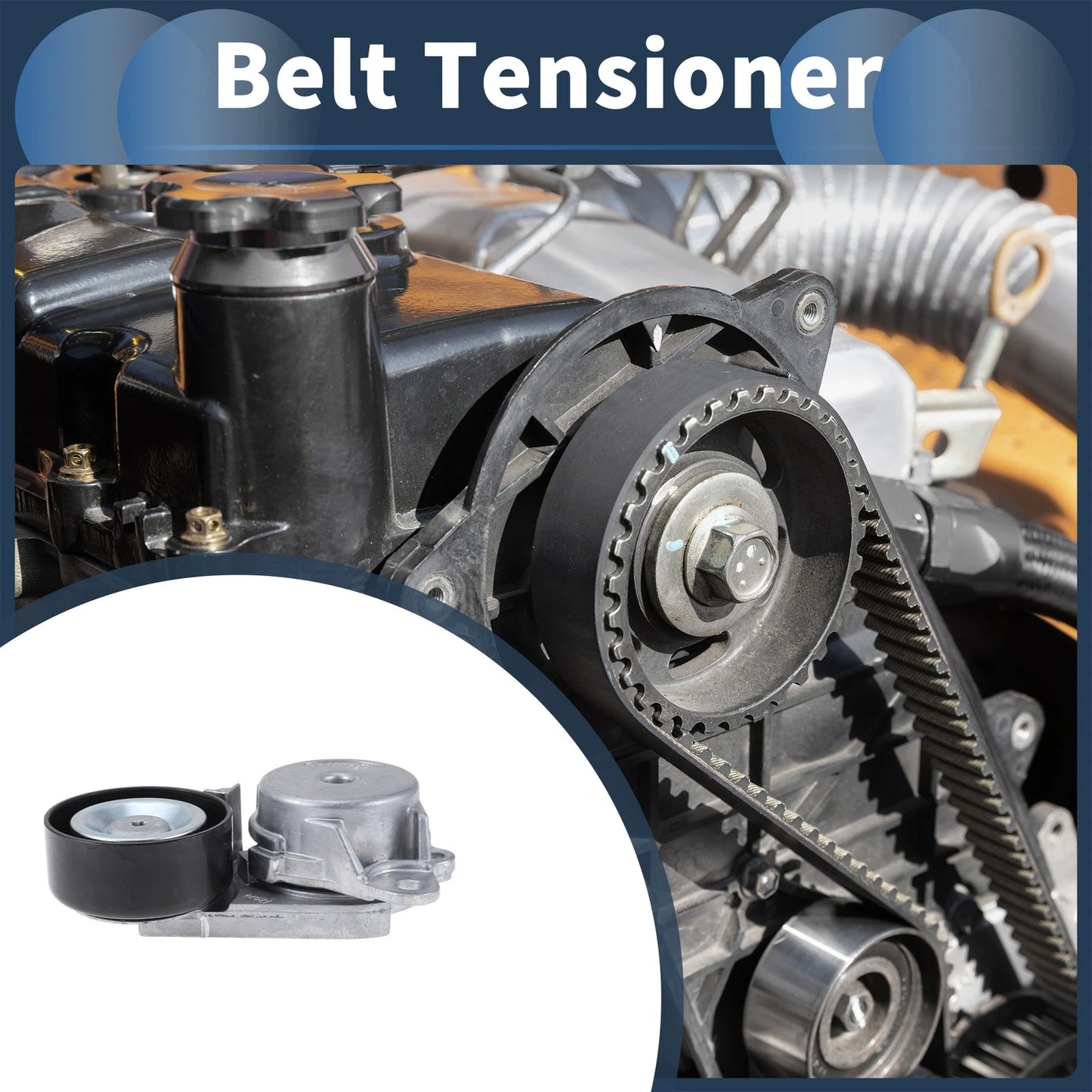 Belt Tensioner Metal 1 Pc for Toyota Corolla (2017–2018)