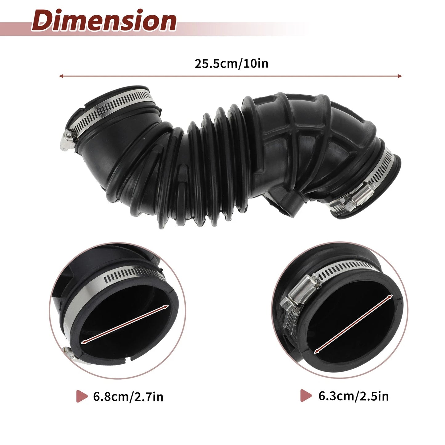 Intake Hose for Toyota Corolla, Matrix 1.8L (2005-2008)