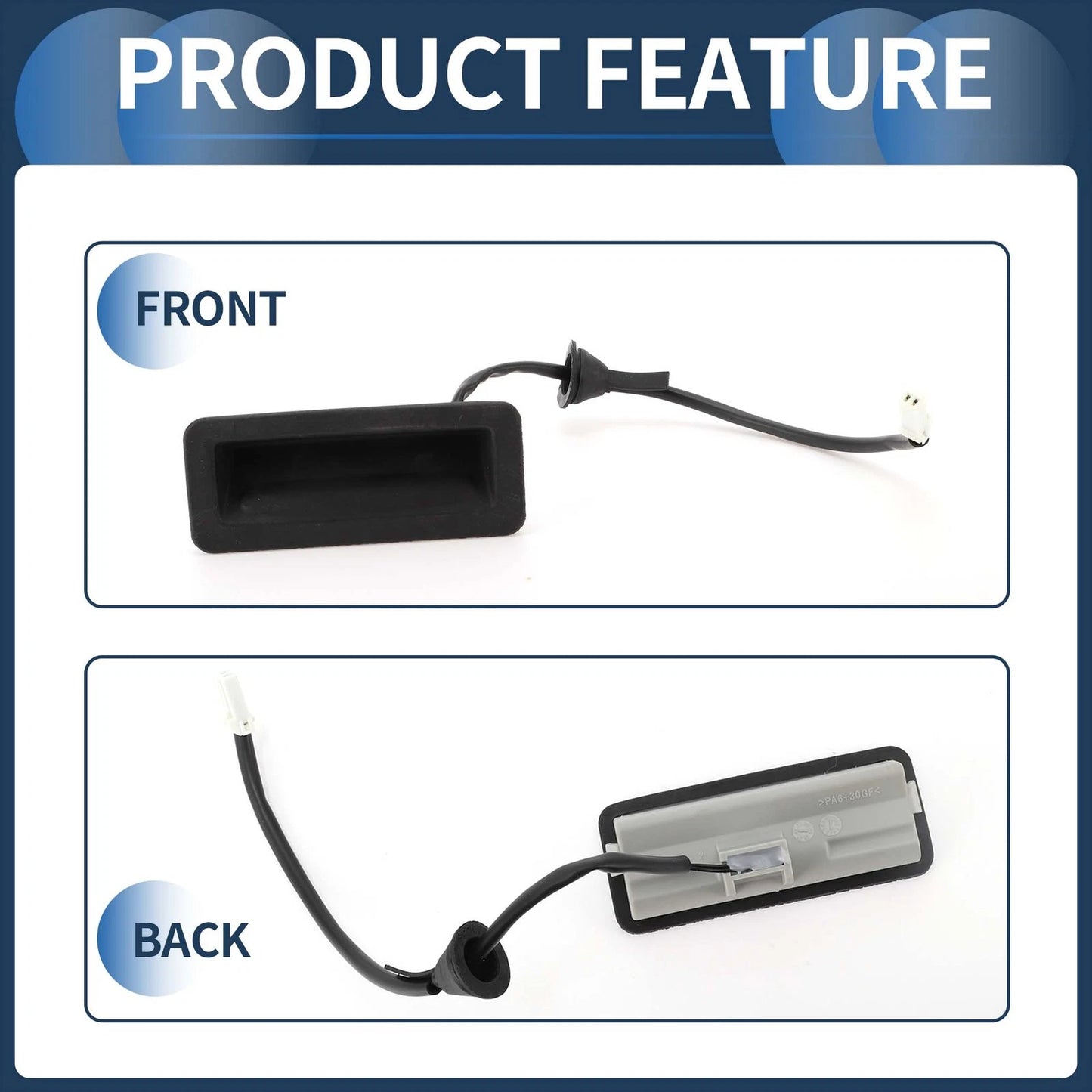 Tailgate Trunk Release Switch for Ford Focus II & C-MAX (2005-2011)