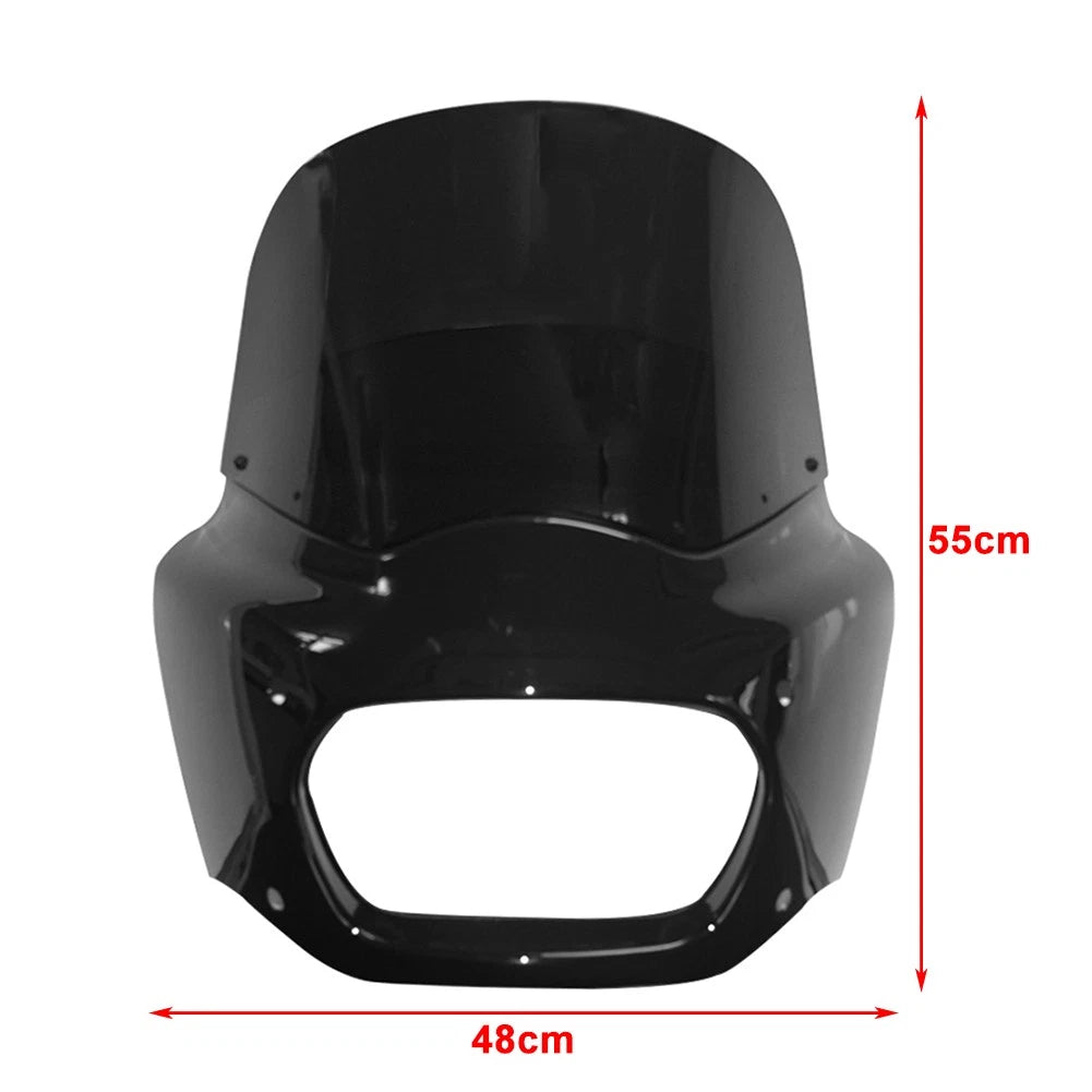 11" Orange Front Fairing Windshield for Harley Softail Fat Bob (2018-2019)