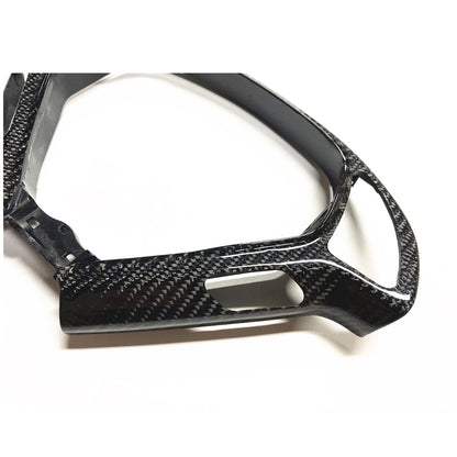 Steering Wheel Trim for Infiniti G37 EX37 G25 Q40 Carbon Fiber (2007-2015)