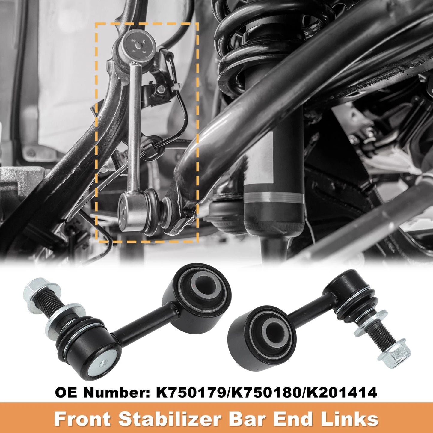 Front Sway Bar Link Bushings for Toyota Tundra, Sequoia (2008-2022)