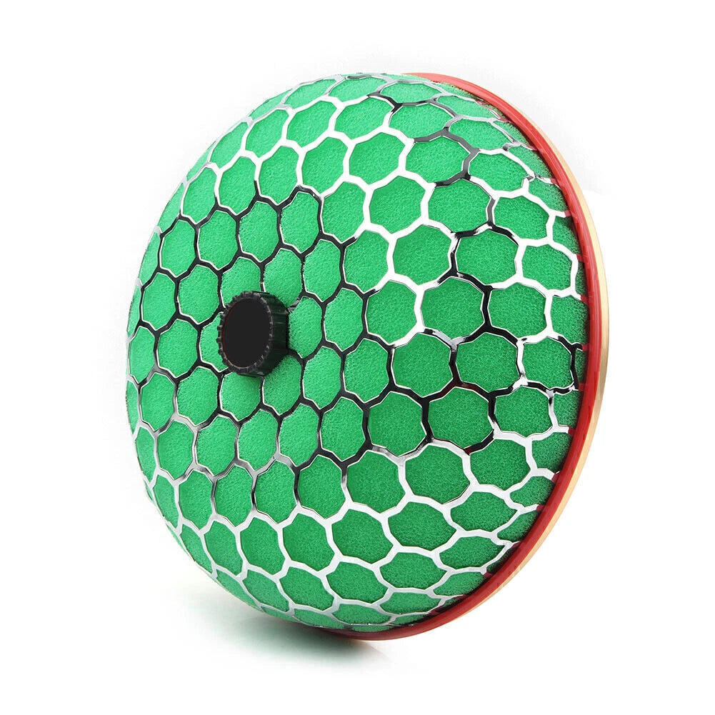 1x Green 3" High Flow Washable Mushroom Air Intake Filter for Car