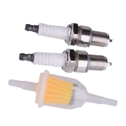 Air Filter & Spark Plug Set for Honda HF2315 HF2417 HF2214 GCV520 GCV530
