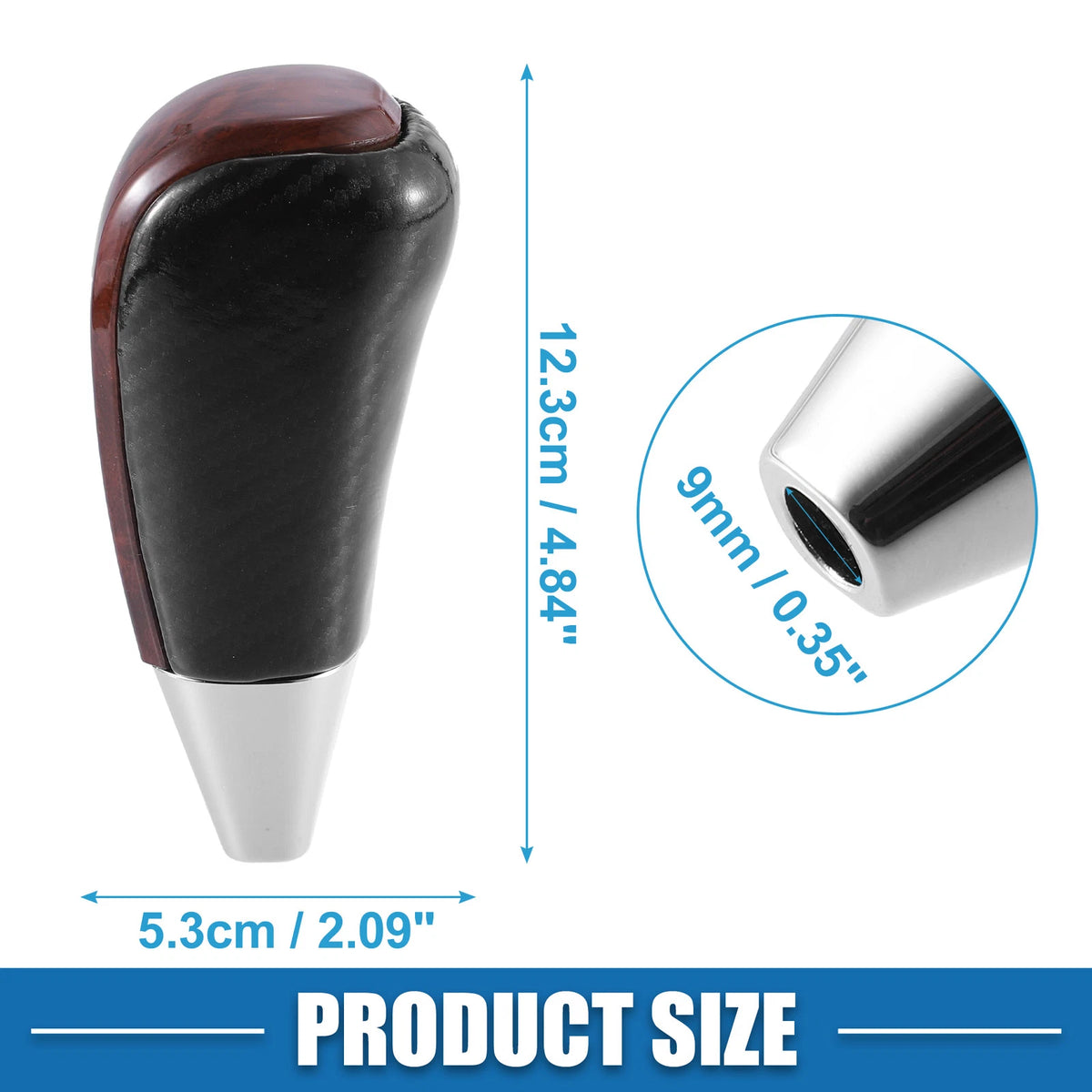 Gear Shift Knob for Toyota Land Cruiser 2016-2021 Black Brown
