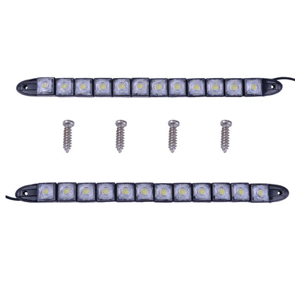 12" LED DRL Fog Lamp Daytime Running Light Strips for Car