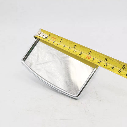 CLight -On Rectangular Stainless Mirror for Hotrod Classic Car Quarterlight