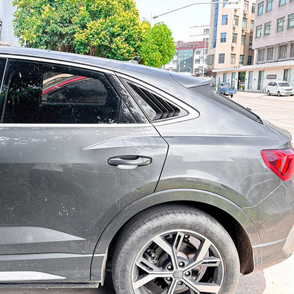 Rear Side Window Louver Trim Covers for Audi Q3 F3 Sportback (2019-2024)