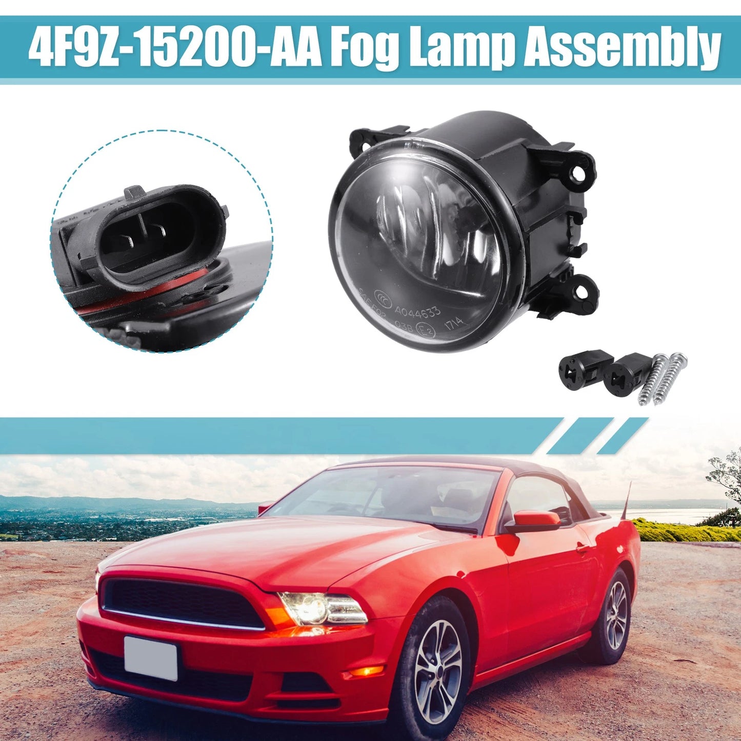 Fog Light Lamp Assembly Set for Ford Lincoln (1995-2002)